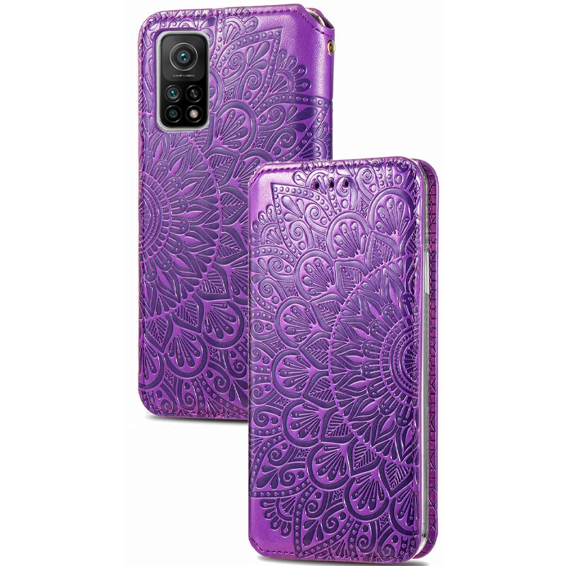 Книжка GETMAN Mandala для Xiaomi Mi 10T/Mi 10T Pro фіолетова-1