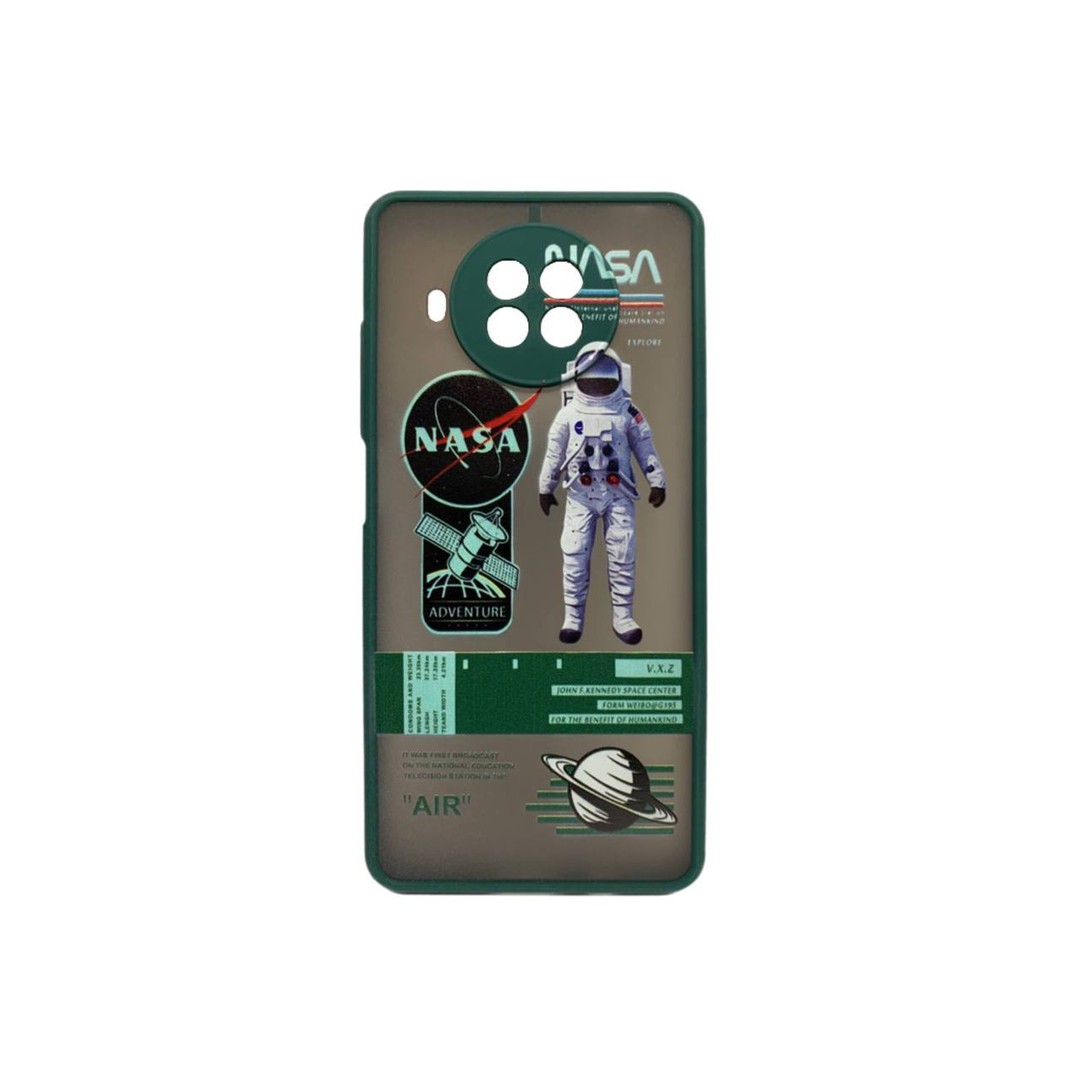 Накладка GENERATION NASA для Xiaomi MI 10T Lite/Note 9 Pro 5G Astronaut Saturn Forest green-0