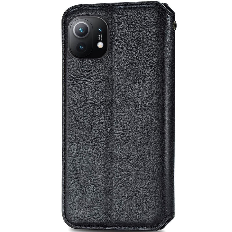 Книжка GETMAN Cubic для Xiaomi Mi 11 чорна-1