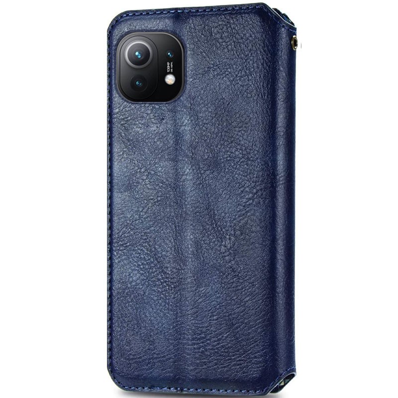 Книжка GETMAN Cubic для Xiaomi Mi 11 синя-1