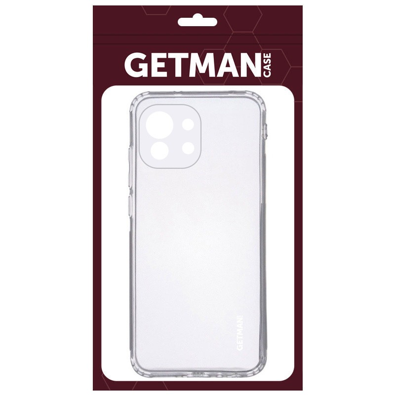 Накладка GETMAN Clear 1,0 mm для Xiaomi Mi 11 прозорий силікон-1