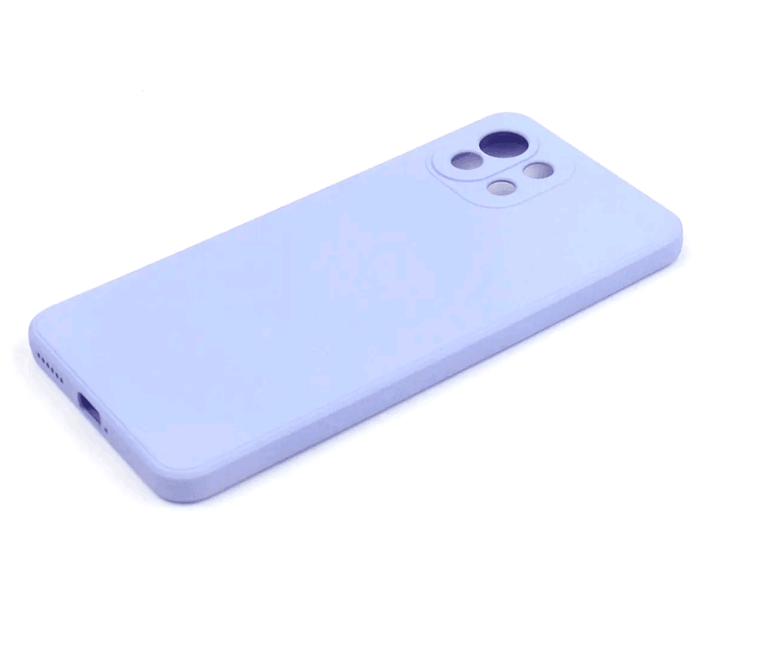 Накладка Silicone Cover full для Xiaomi Mi 11 Lite (Lilac)-0