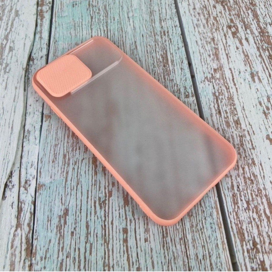 Накладка Camshield mate TPU для Xiaomi Mi 11 LITE рожева шторка-0