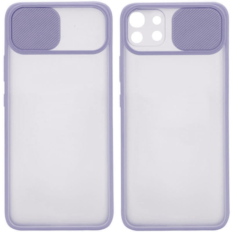 Накладка Camshield mate TPU для Xiaomi Mi 11 LITE фіолетова шторка-0