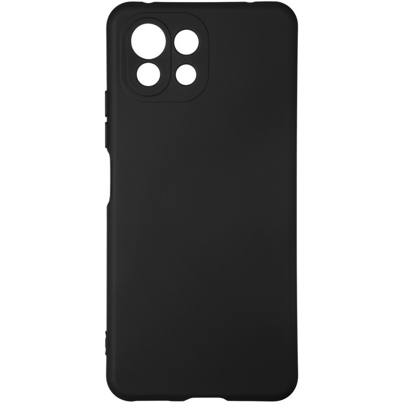 Silicone Cover Full Camera without Logo (A) для Xiaomi Mi 11 Lite  Black-0