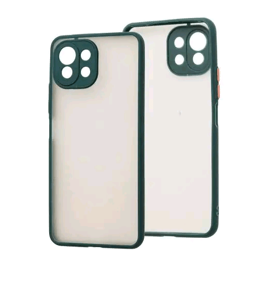 Накладка Totu Gingle Camera для Xiaomi Mi 11 Lite темно-зелена-0