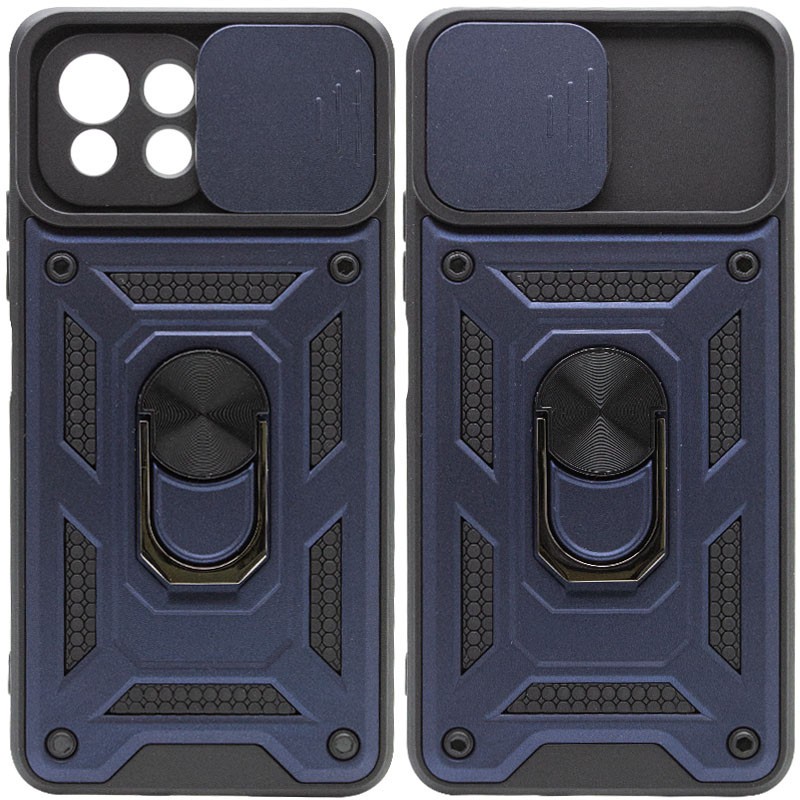 Накладка Camshield Serge Ring для Xiaomi Mi 11 Lite синя-0