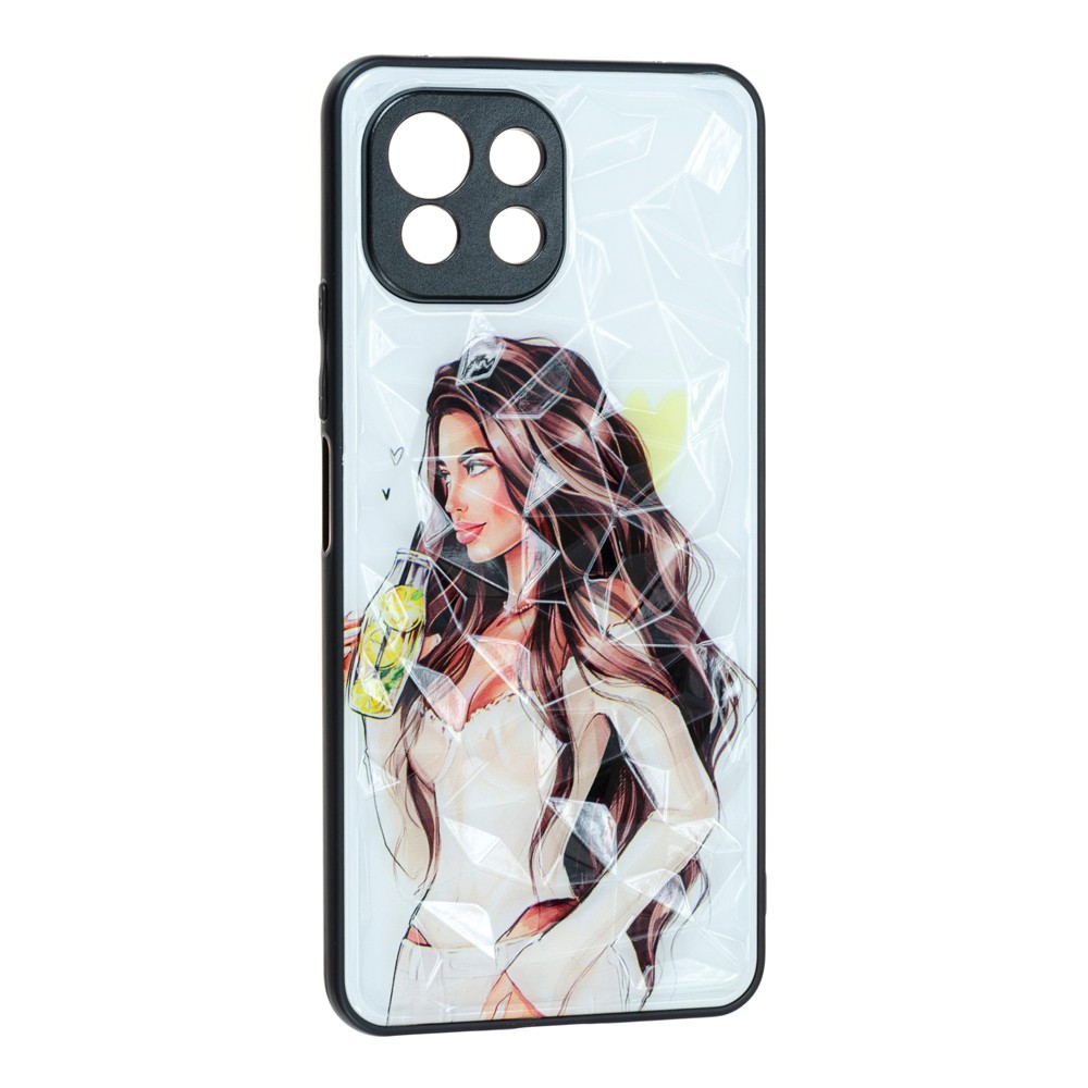 Накладка Ladies для Xiaomi Mi 11 Lite Дівчина з лимонадом-0