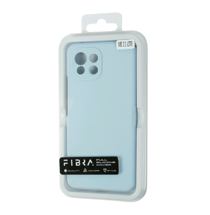 Чохол Fibra для Xiaomi Mi 11 Lite (Lilac cream)-0