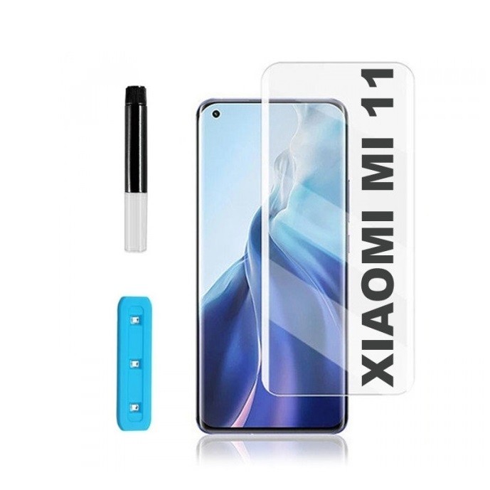 Захисне скло DK UV Curved для Xiaomi Mi 11 (clear)-0