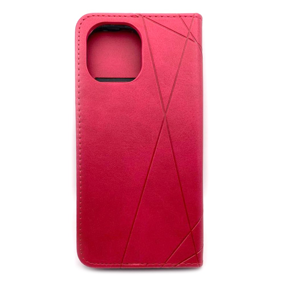 Книжка Business для Xiaomi Mi 11 Lite малинова-1