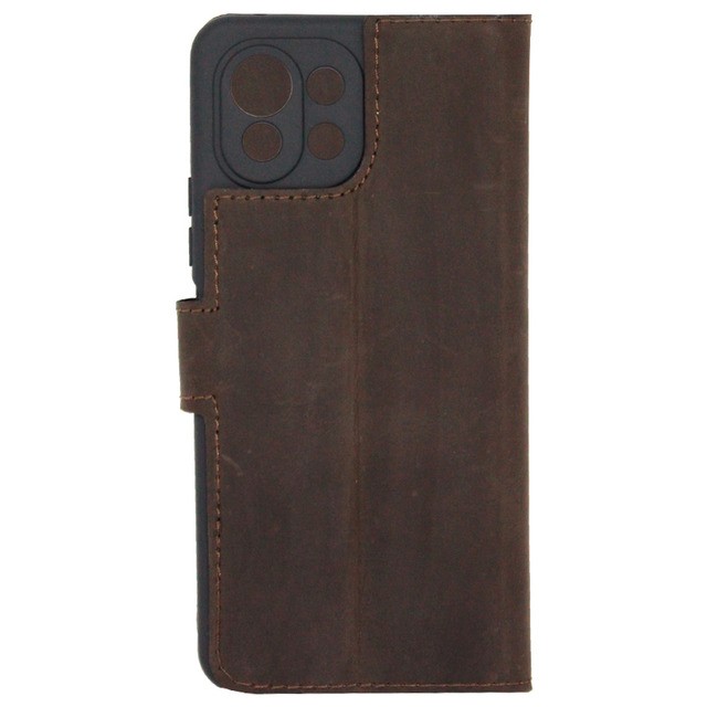 Книжка MAVIS Bring Joy для Xiaomi Mi 11 Lite Dark brown-1
