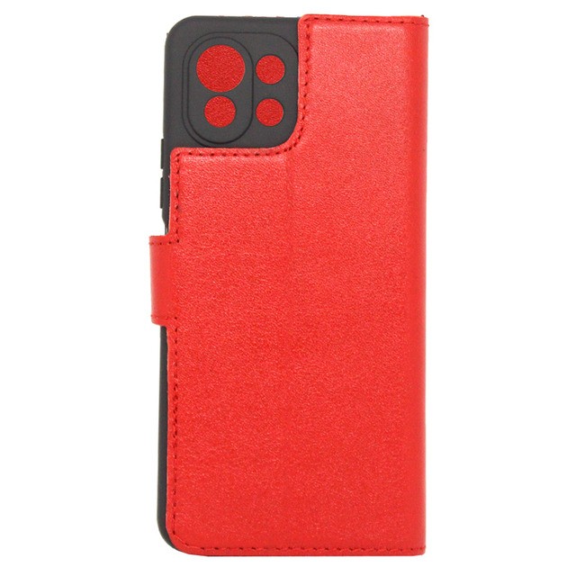 Книжка MAVIS Bring Joy для Xiaomi Mi 11 Lite Dark red-1
