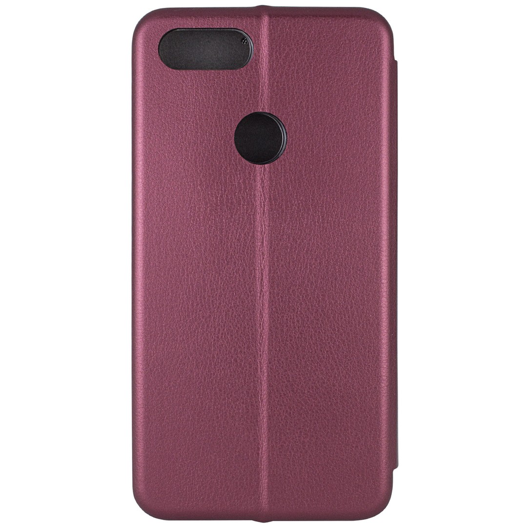 Книжка Premium для Xiaomi Mi8 Lite бордова-1