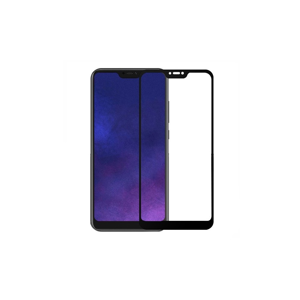Захисне скло Miza для Xiaomi Mi8 Lite з чорною рамкою-0