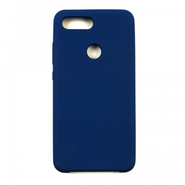 Накладка Silicone Case для Xiaomi Mi 8 Lite (Cobalt Blue)-0