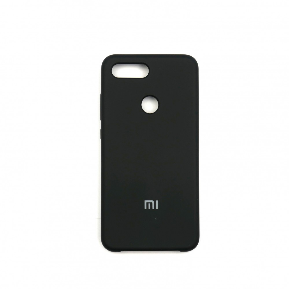 Silicone Case для Xiaomi Mi 8 Lite Black-0