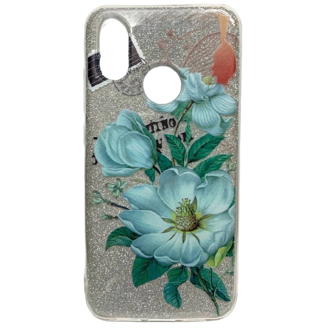 Накладка TWINS для Xiaomi Mi8 Flowers "Білі квіти"-0