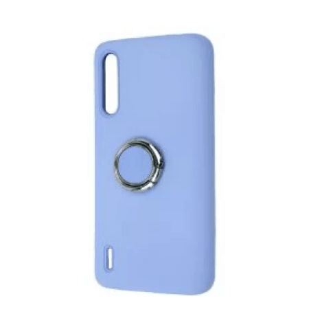 Silicone Cover With Ring для Xiaomi Mi 9 Lite / Mi A3 Lite бузкова-0