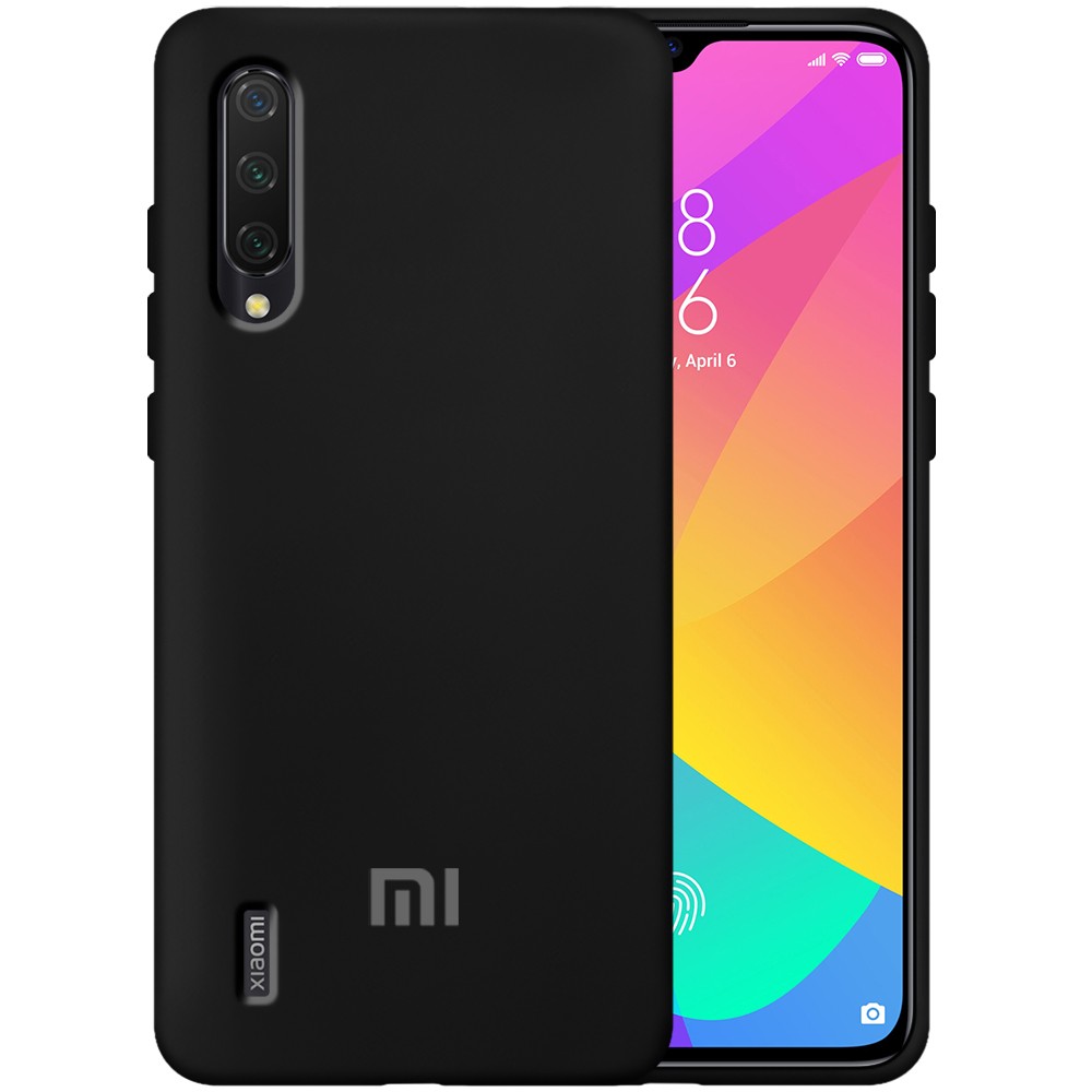 HQ Silicone Case для Xiaomi Mi A3 Lite / CC9/ Mi 9 Lite чорний-0