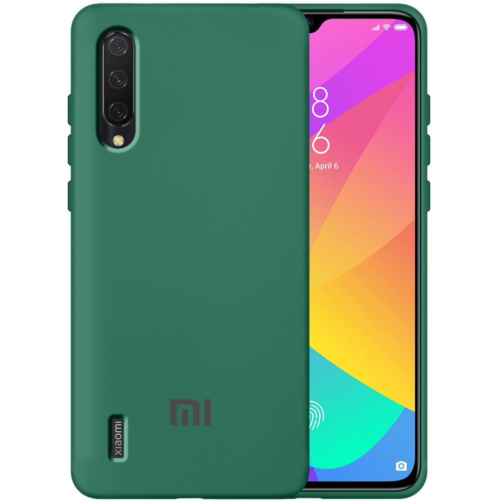 HQ Silicone Case для Xiaomi Mi A3 Lite / CC9/ Mi 9 Lite темно-зелена-0