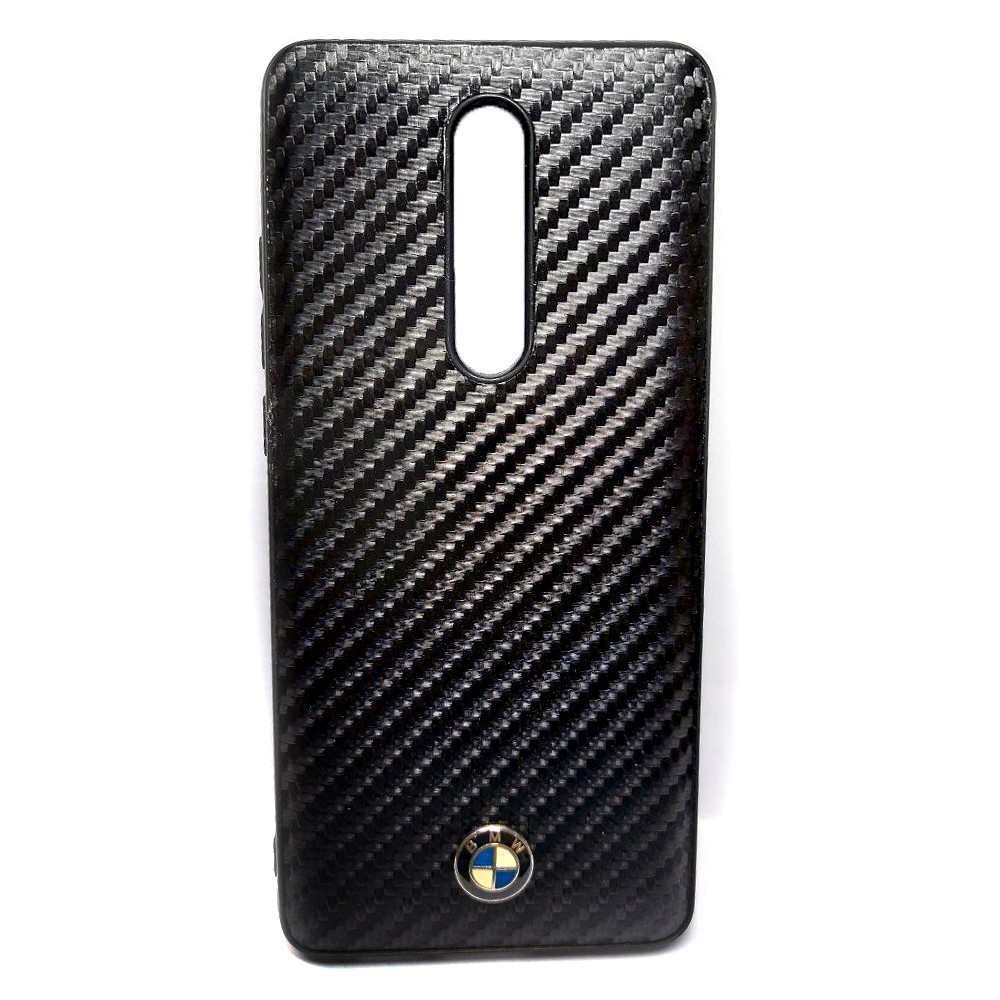 Накладка Carbon  БМВ для Xiaomi MI 9T/MI 9T PRO (Black)-0