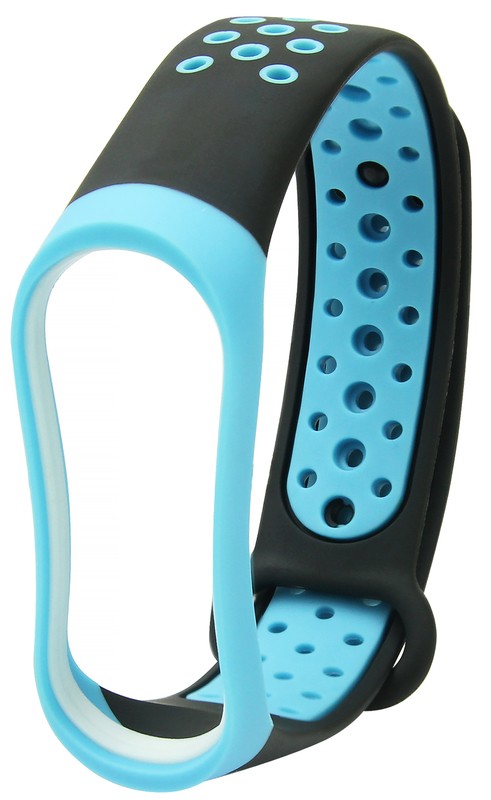 Ремінець SPORT для Xiaomi Mi Band 5/6 black-blue-0