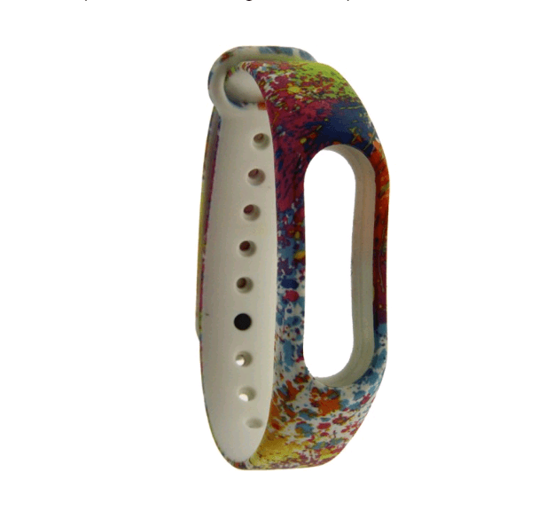 Ремінець для  Mi Band 3/Mi Band 4 "Кольорові плями"-0