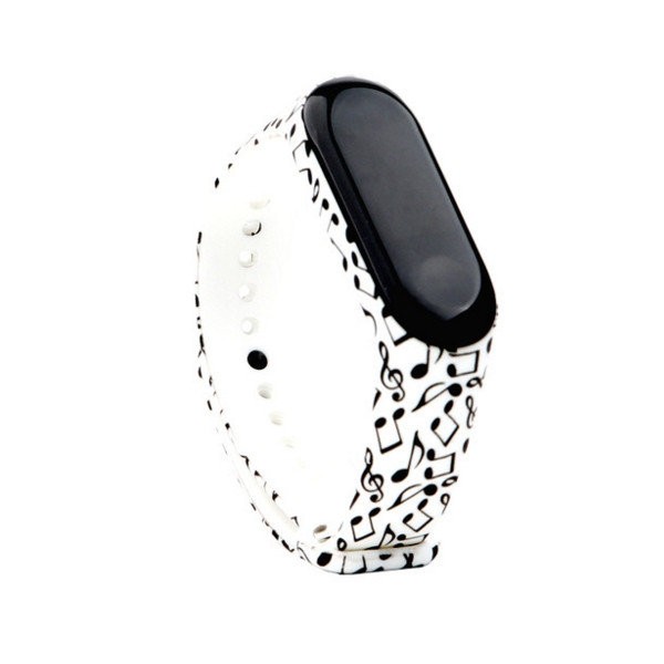 Ремінець для Mi Band 3/4 (Ноти)-0