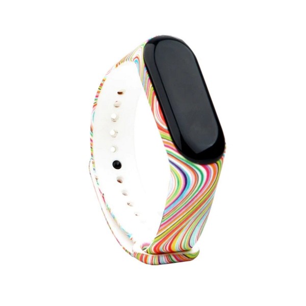 Ремінець для  Mi Band 3/Mi Band 4  "Кольорові риски"-0
