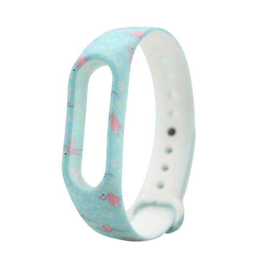 Ремінець для  Mi Band 3/Mi Band 4 "Фламінго"-0