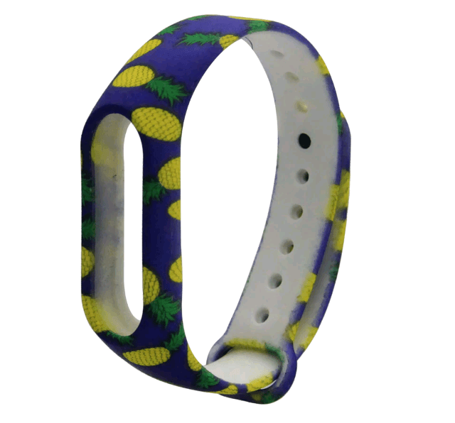 Ремінець для Mi Band 3/4 (Ананас)-0