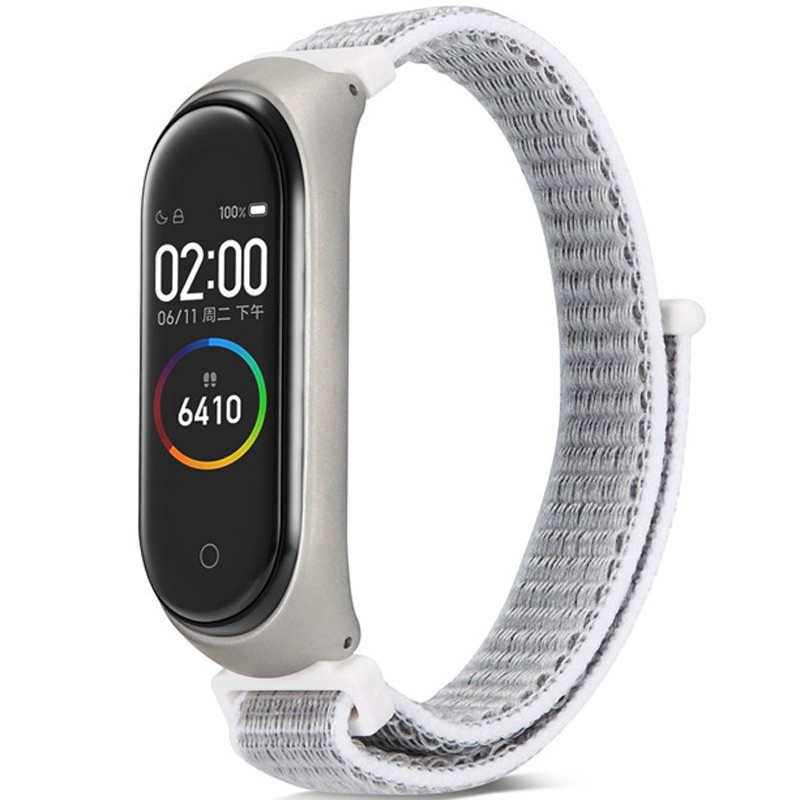 Ремінець для Mi Band 4 Nylon (Білий)-0