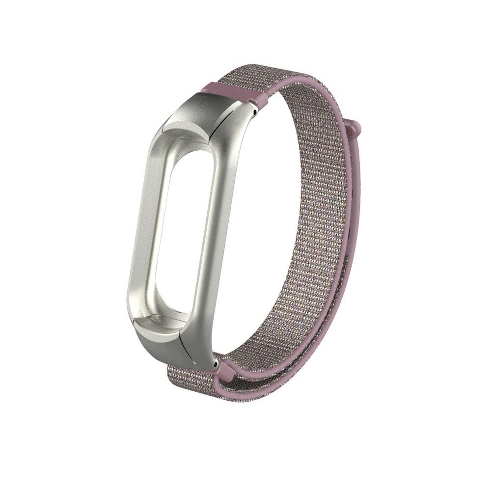 Ремінець для Mi Band 4 Nylon (Рожевий)-0
