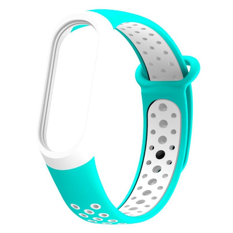 Ремінець SPORT для Xiaomi Mi Band 5/6 mint-white-0