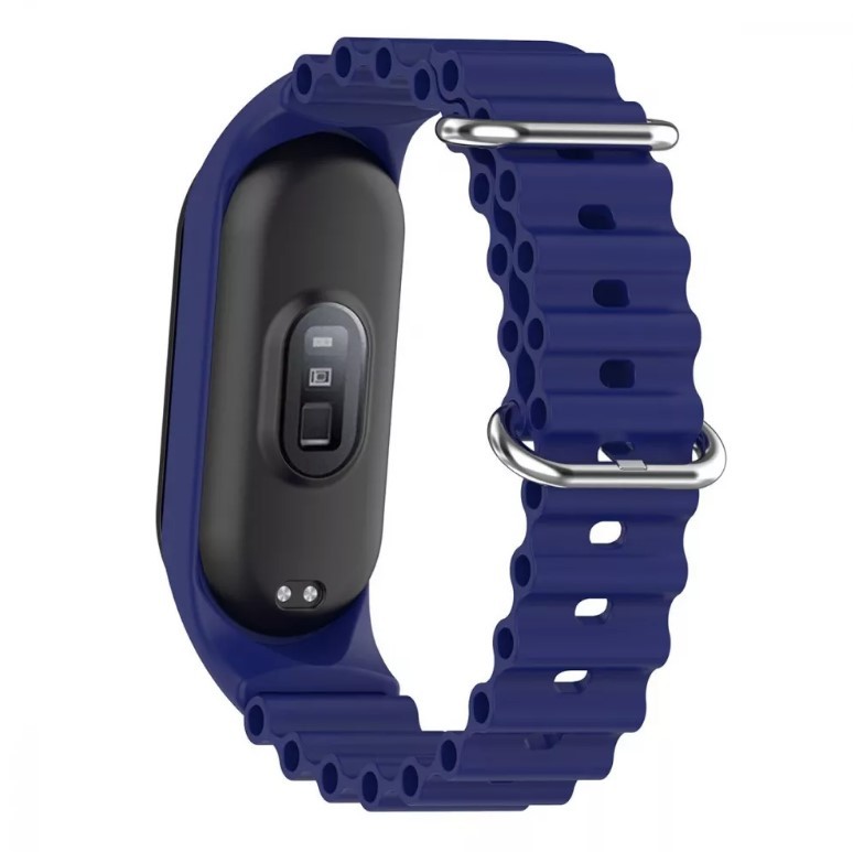 Ремінець Ocean для Mi Band 3/4/5/6/7  (Dark blue)-1