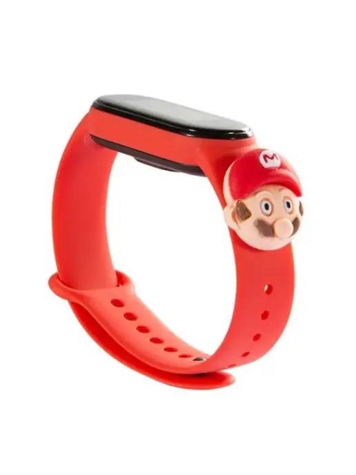 Ремінець Іграшка для Mi Band 3/4 (Mario, Red)-0