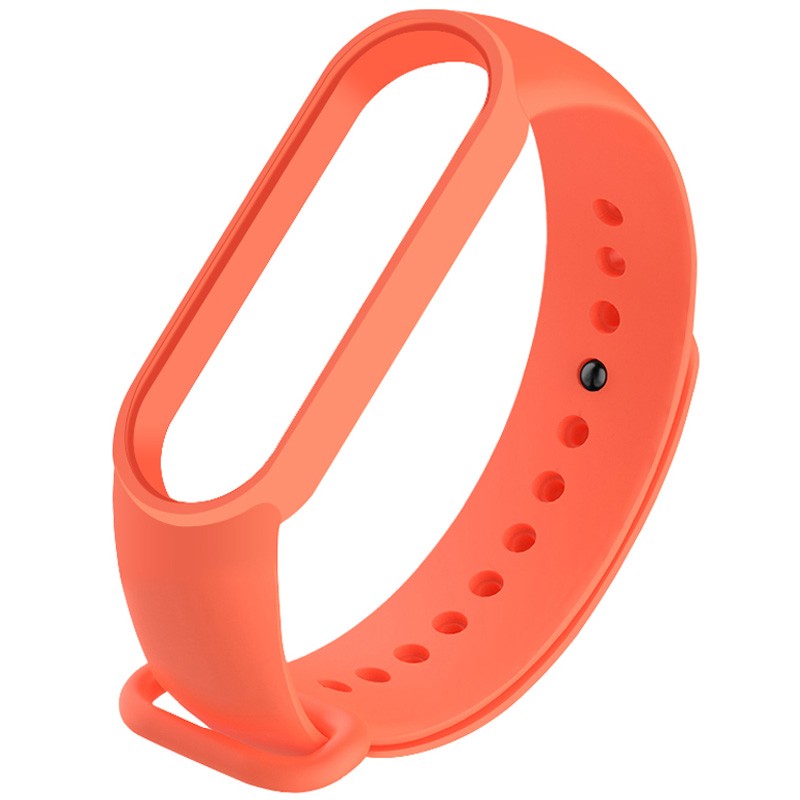 Ремінець Silicone для Xiaomi Mi Band 5 /6 (Orange)-0