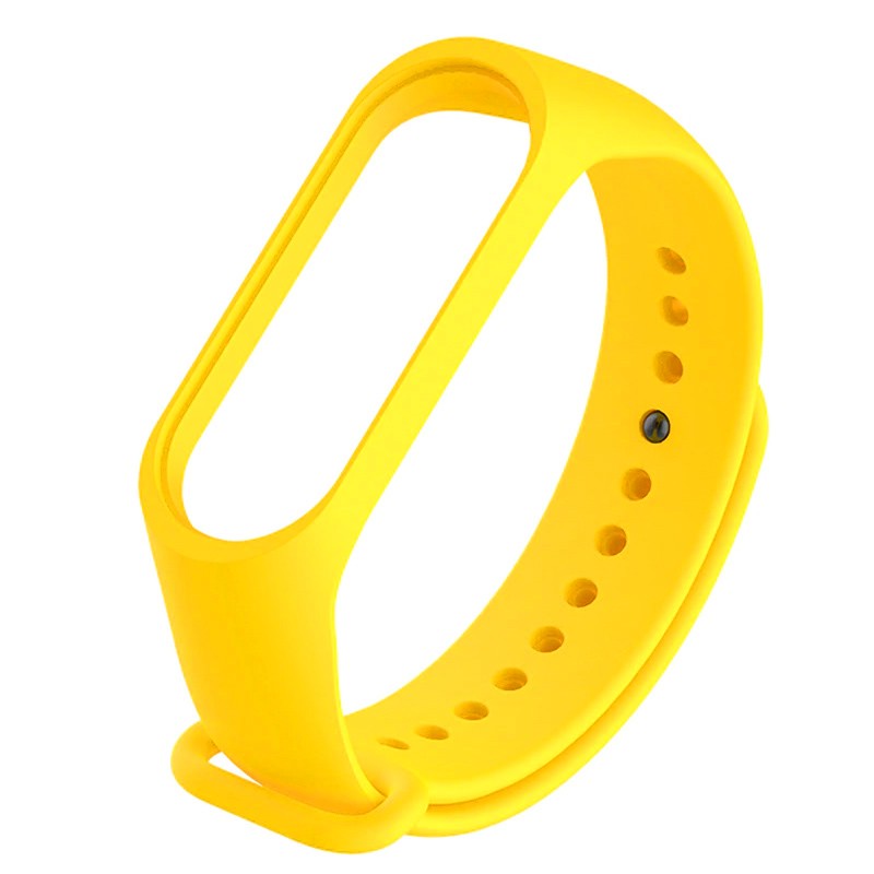 Ремінець Silicone для Xiaomi Mi Band 5 (Neon Yellow)-0
