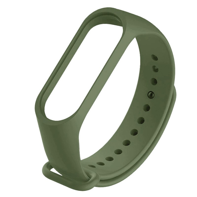 Ремінець Silicone для Xiaomi Mi Band 5/6 (Forest Green)-0