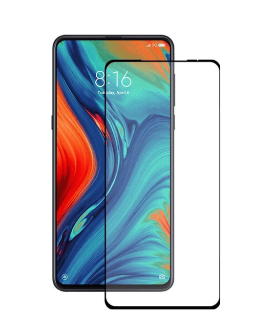 Захисне скло Silk Screen для XIAOMI Mi Mix 3 чорна рамка-0