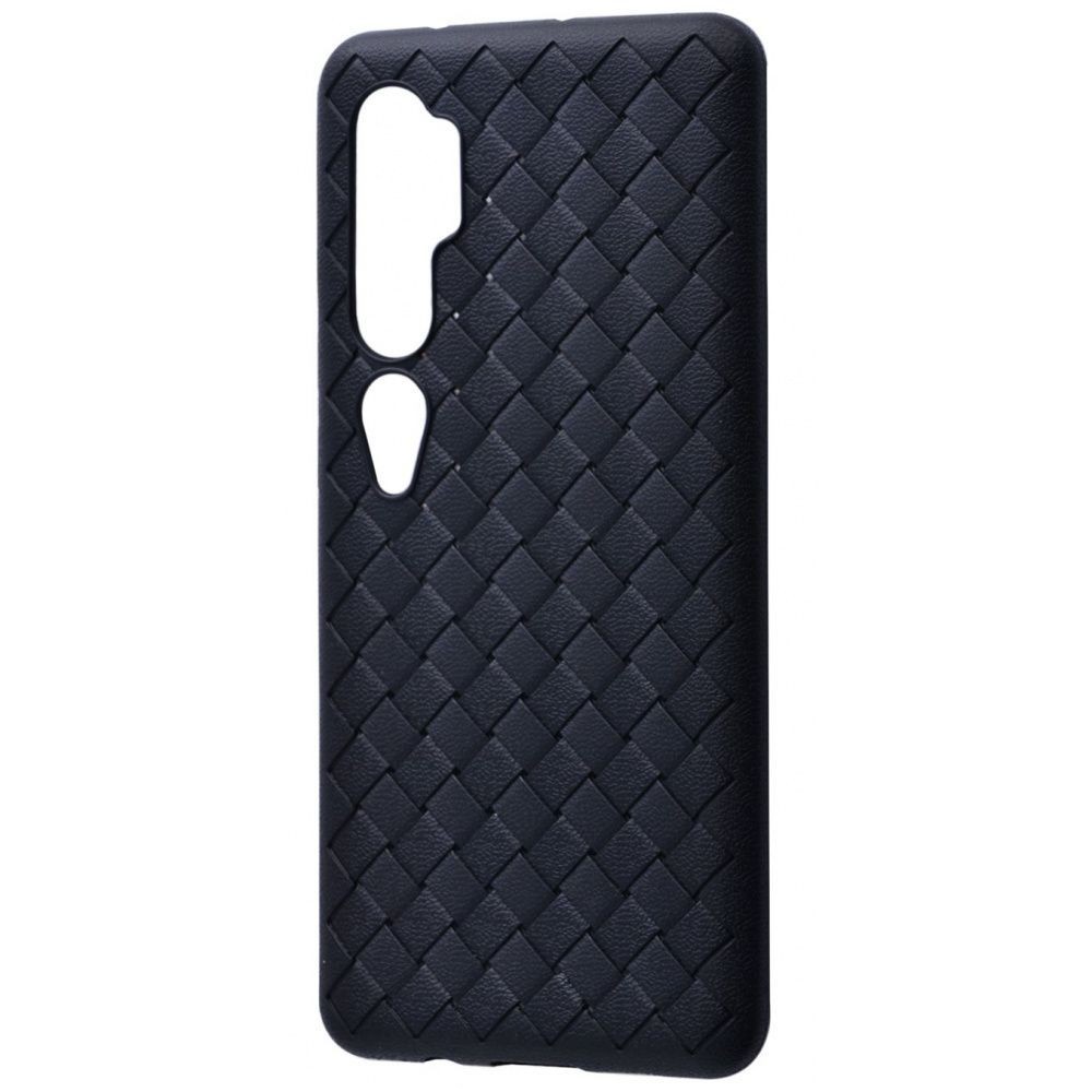 Накладка Weaving для Xiaomi Mi Note 10/Mi CC9 Pro чорна-0