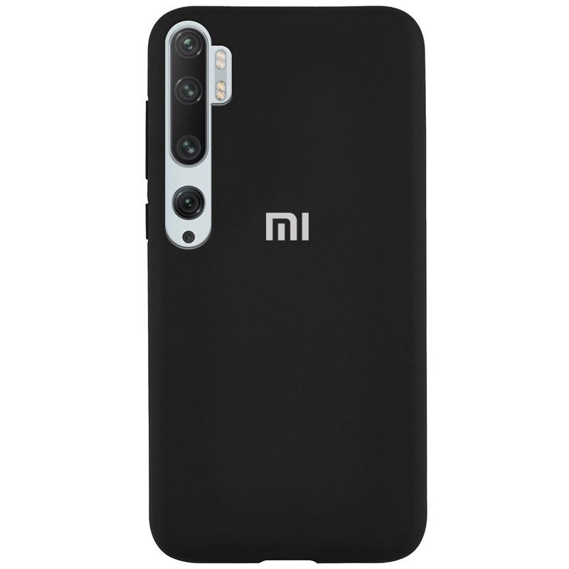 Silicone Case Full Protective для Xiaomi Mi Note 10 / Note 10 Pro / CC9 Pro (Black)-0