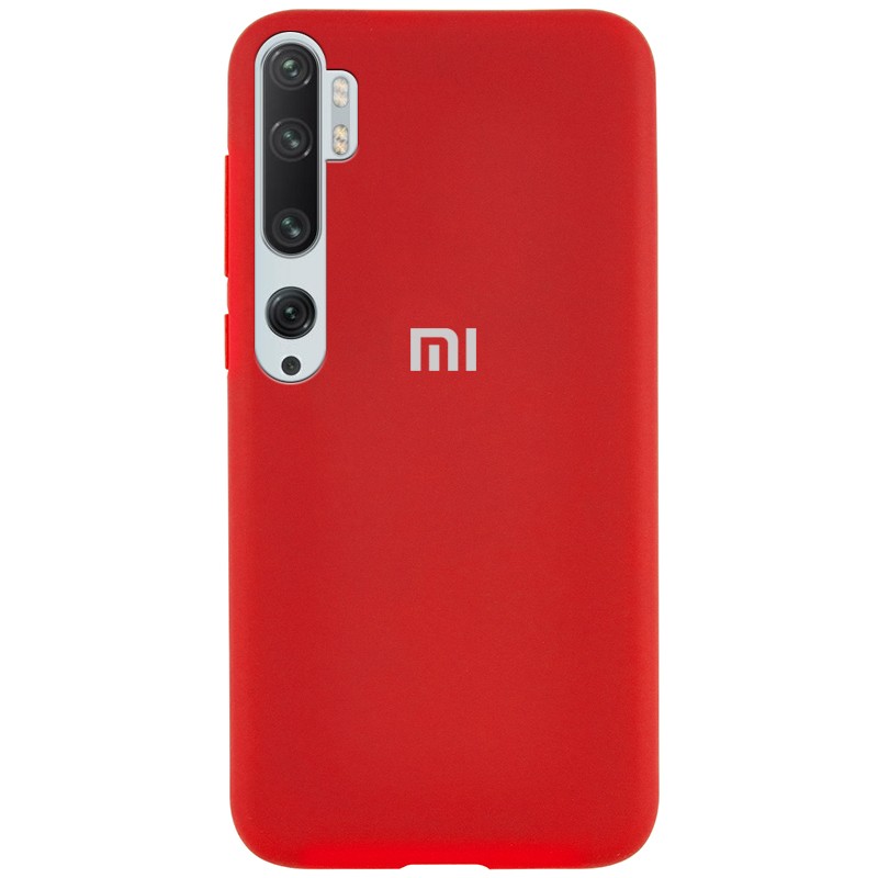 Silicone Case Full Protective для Xiaomi Mi Note 10 / Note 10 Pro / CC9 Pro (Red)-0