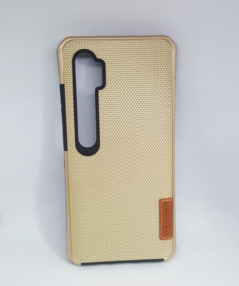 Накладка SPIGEN GRID для Xiaomi Mi Note 10/Mi Note 10 Pro/CC9 Pro золота-0