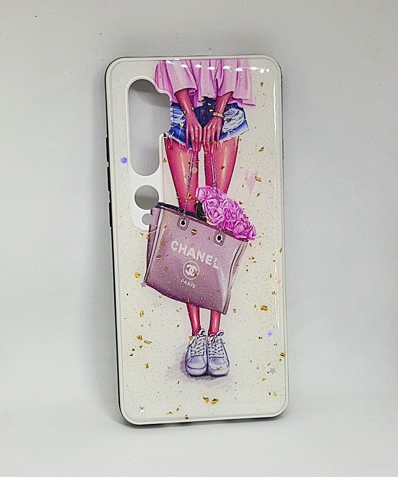 Накладка Mix Art для Xiaomi Note 10/Note 10 Pro Дівчина з сумкою-0