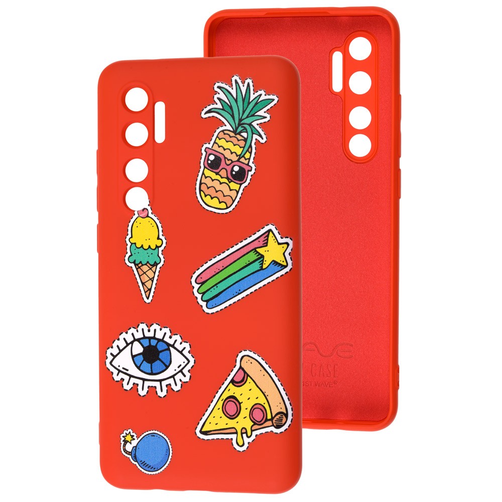WAVE Fancy для Xiaomi Mi Note 10 Lite (color style/red)-0