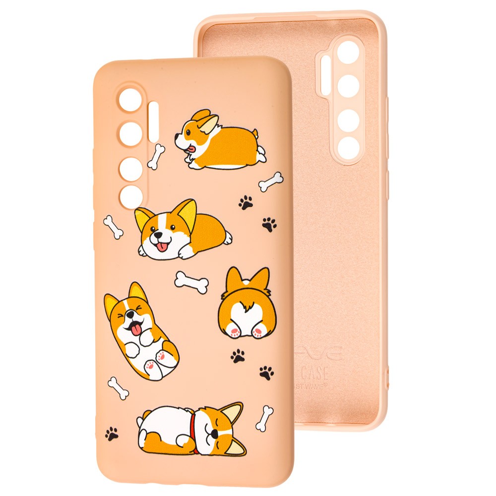 WAVE Fancy для Xiaomi Mi Note 10 Lite (corgi/pink sand)-0