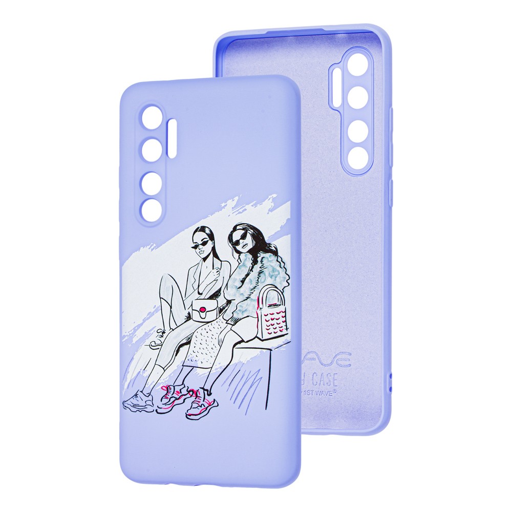 WAVE Fancy для Xiaomi Mi Note 10 Lite (fashion mode/light purple)-0