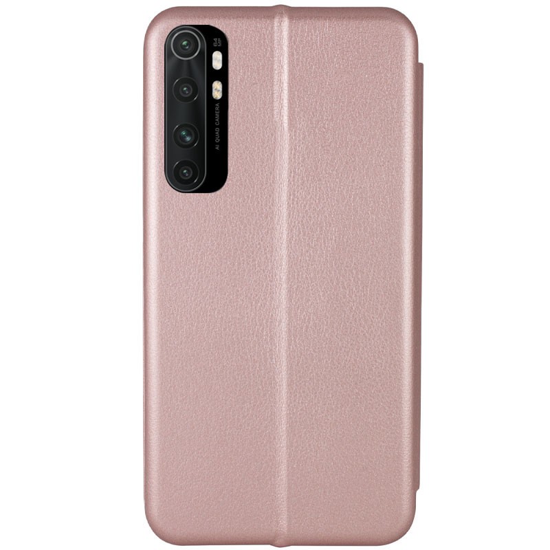 Книжка Premium для Xiaomi Mi Note 10 Lite рожеве золото-1